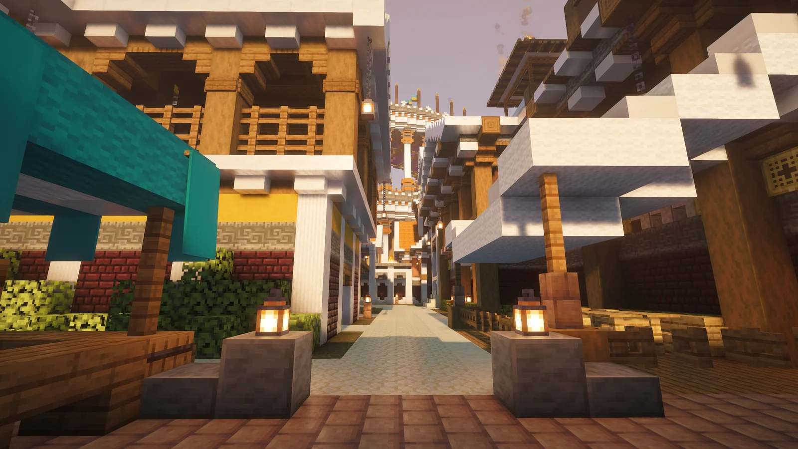 Vue du spawn de Mystic Odyssey — capture 3