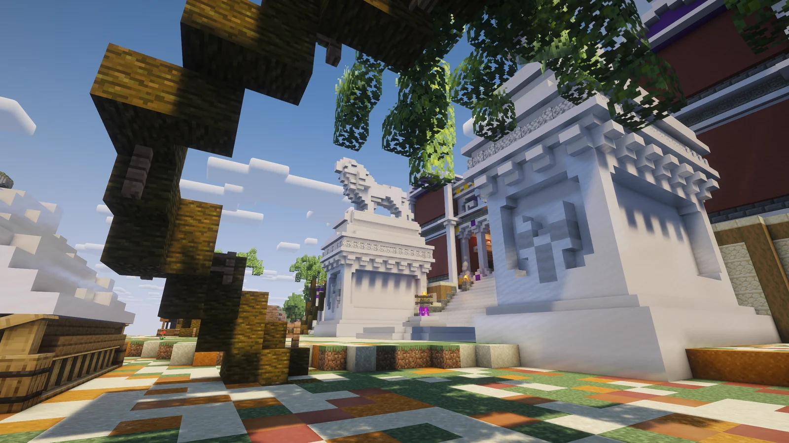 Vue du spawn de Mystic Odyssey — capture 1